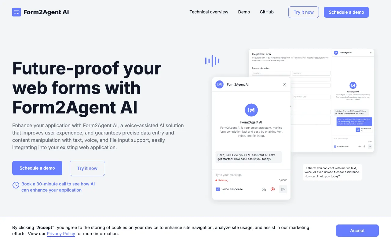 Form2Agent — preview screenshot