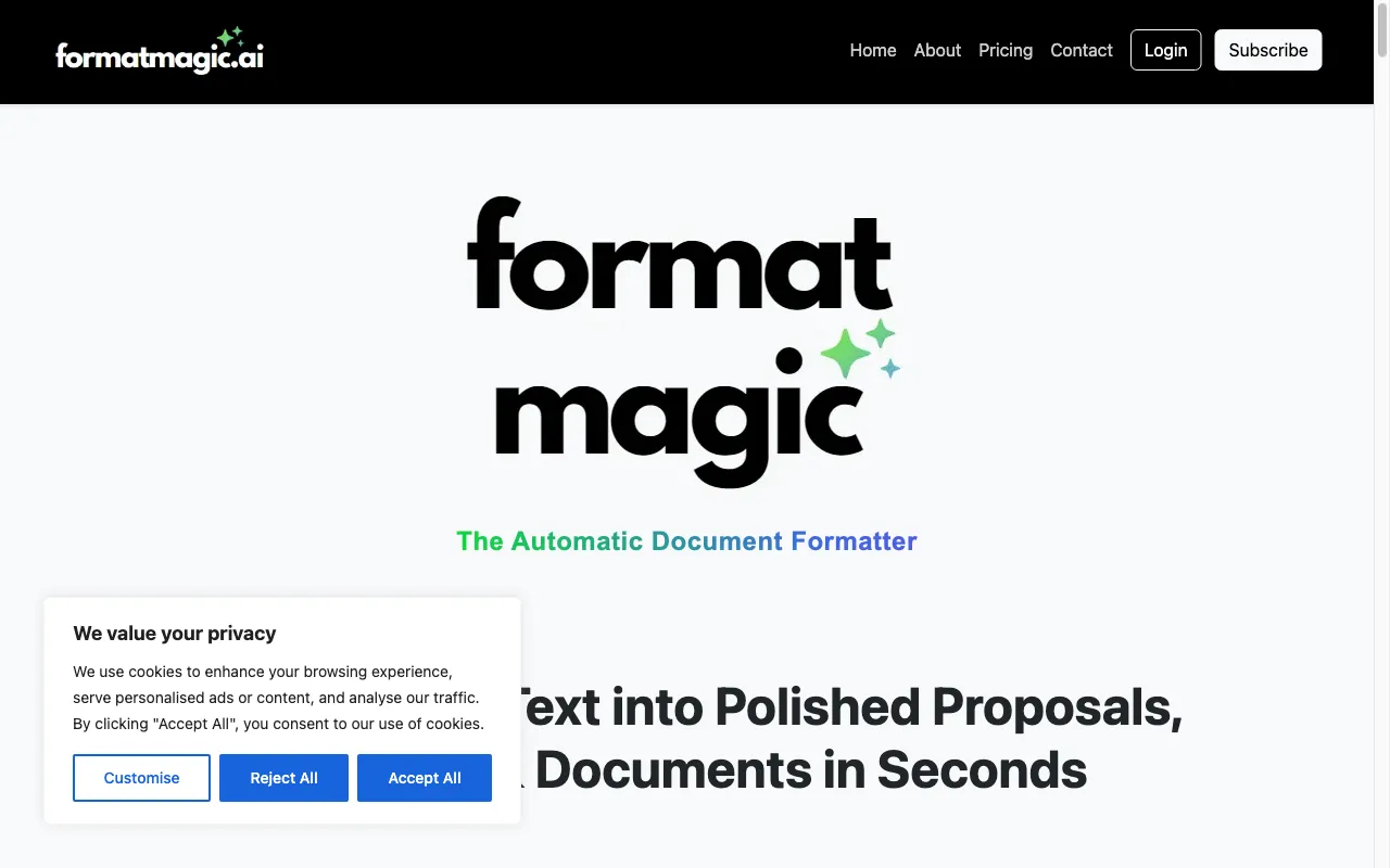 Format Magic — preview screenshot