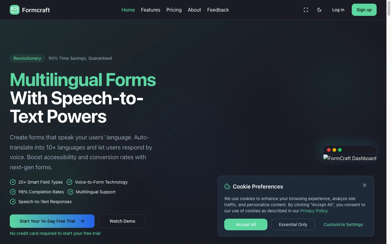Formcraft — preview screenshot