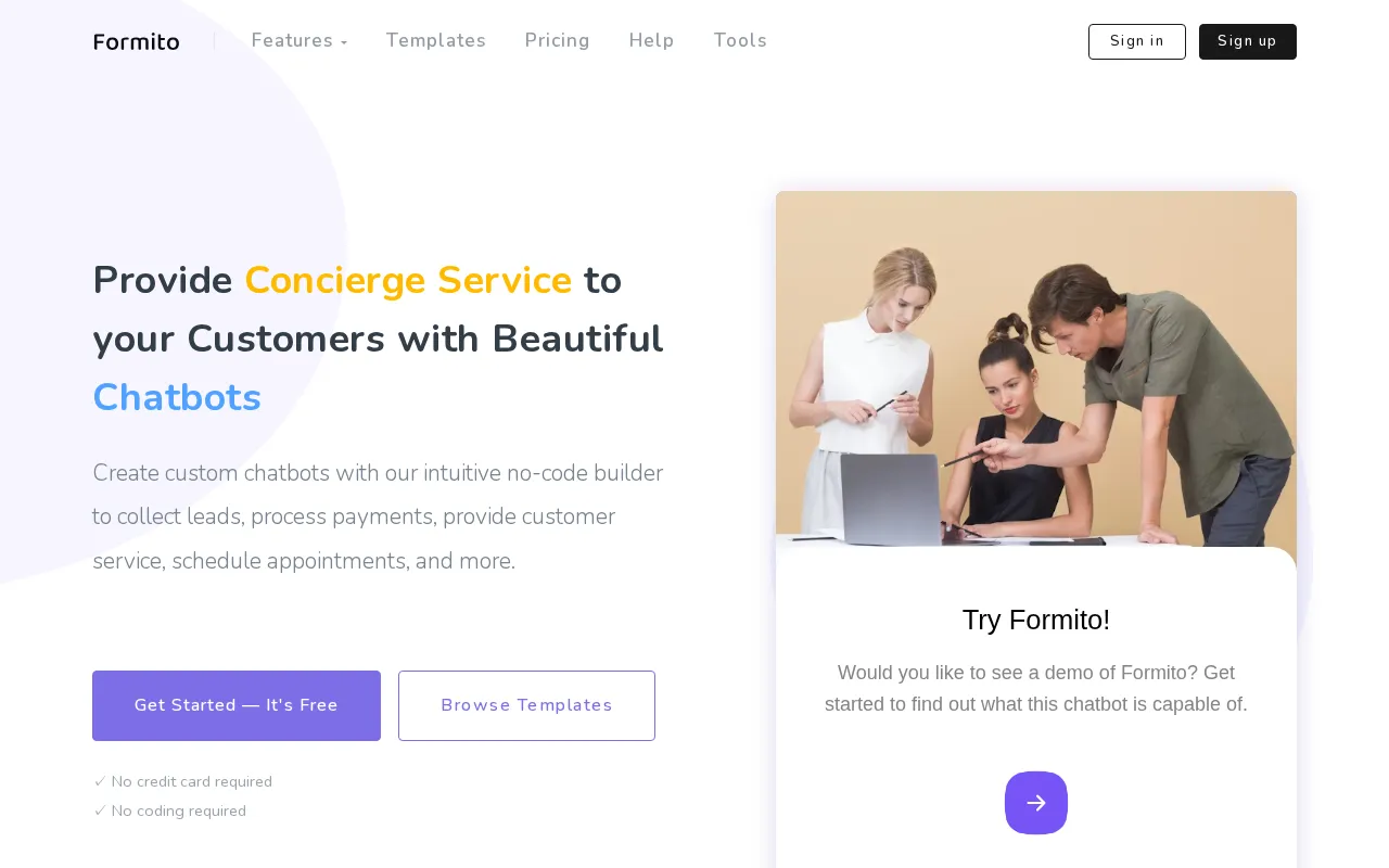 Formito — preview screenshot