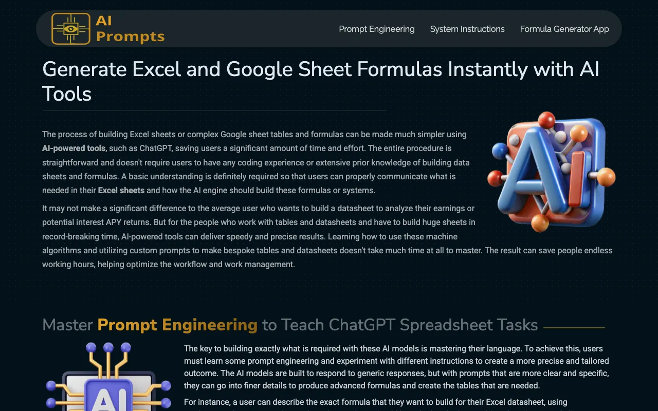 formulagenerator.app — preview screenshot
