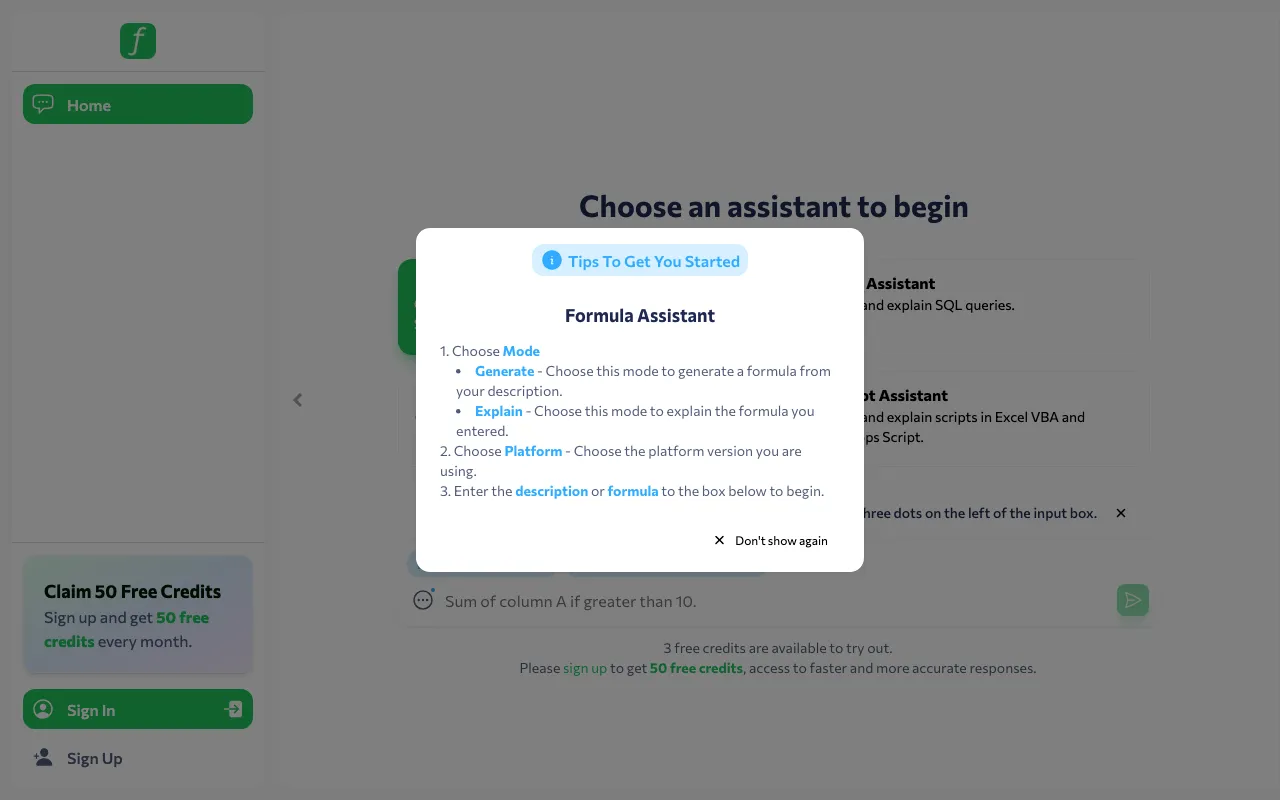 Formularizer — preview screenshot