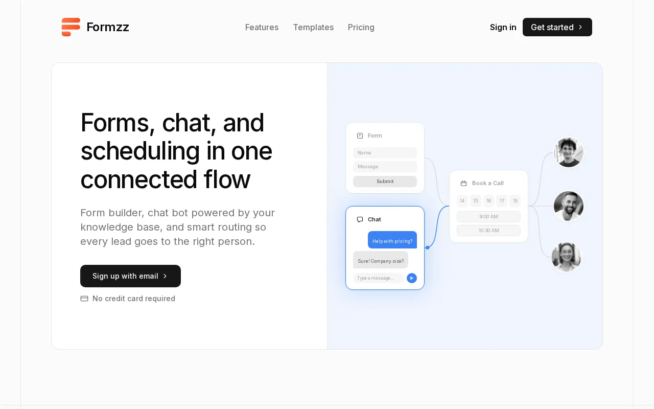 Formzz — preview screenshot