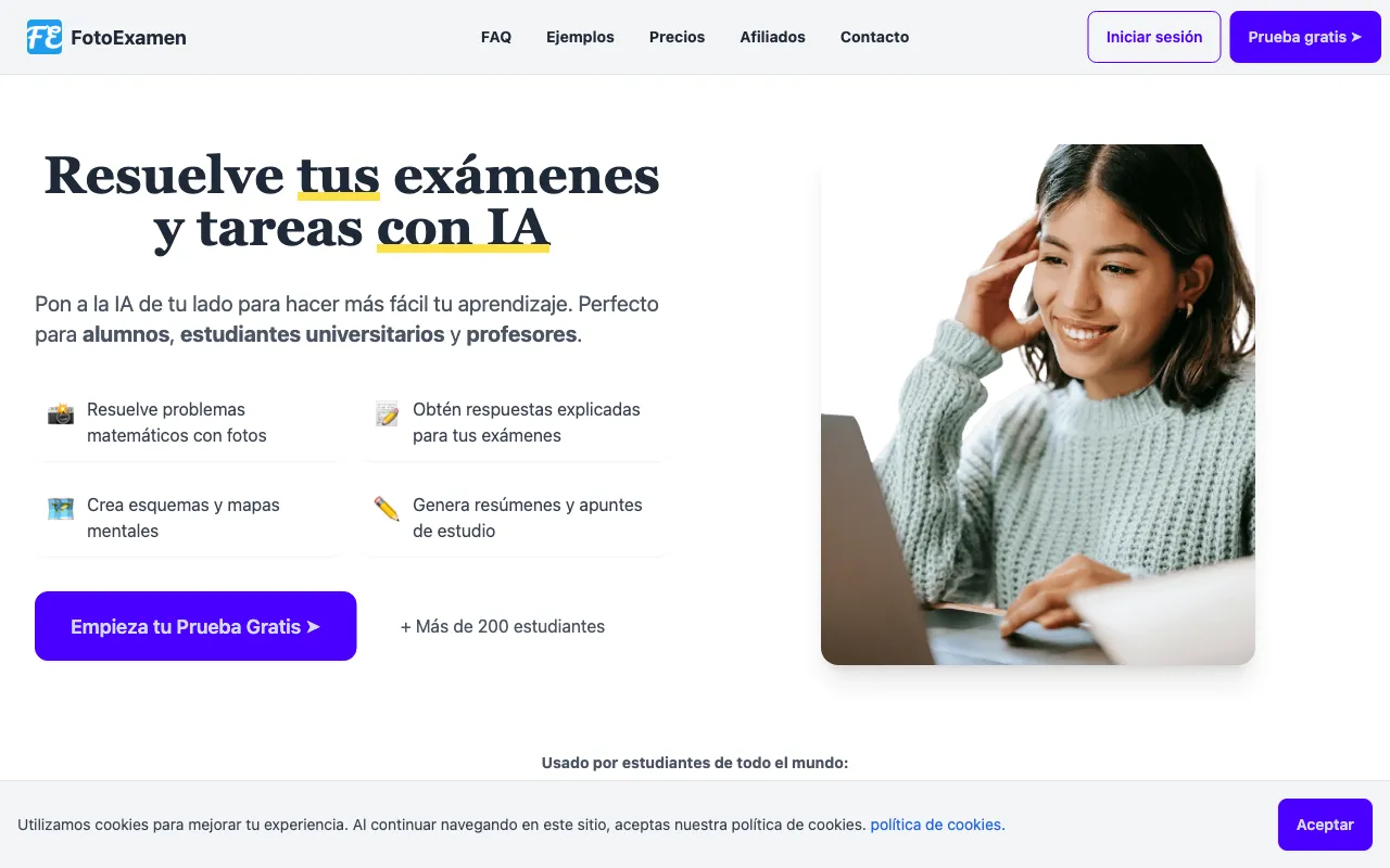 Fotoexamen — preview screenshot