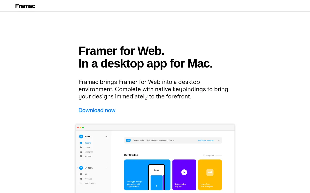 Framac — preview screenshot