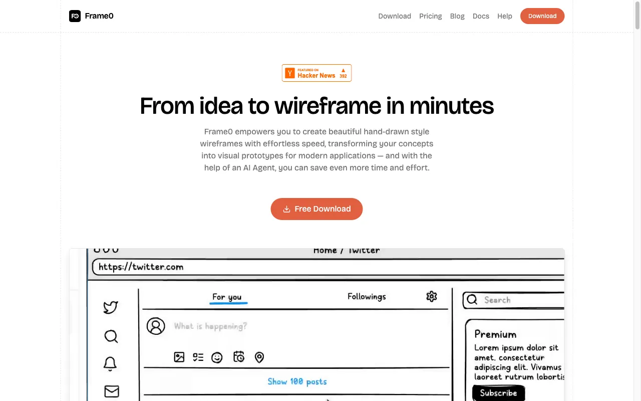 Frame0 — preview screenshot