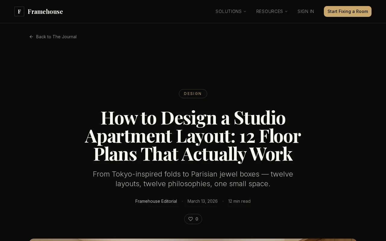 Framehouse Design — pricing page
