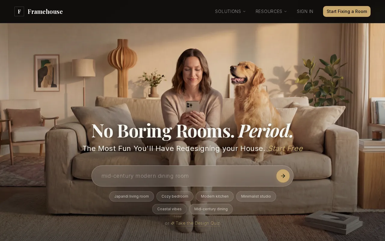 Framehouse Design — preview screenshot