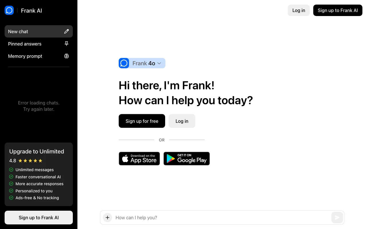 Frank — preview screenshot