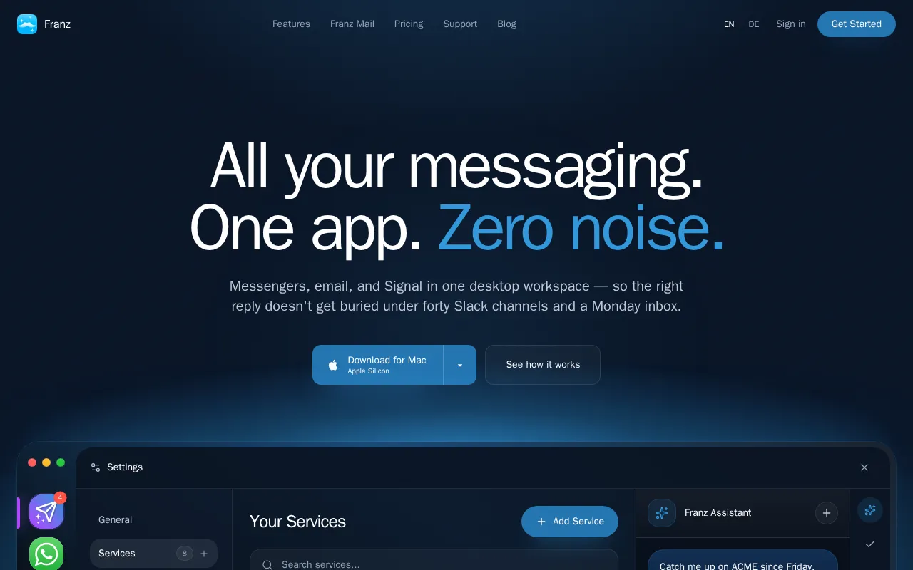 Franz Messenger — preview screenshot