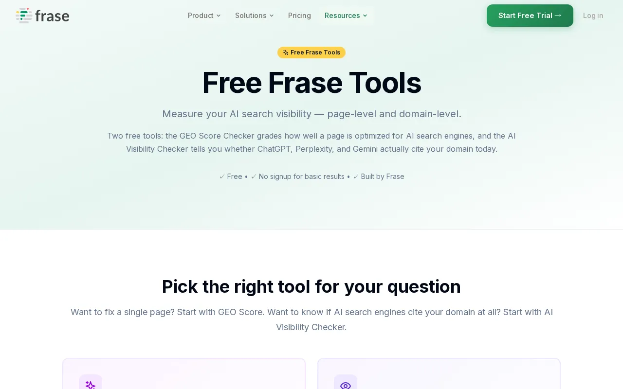 Frase — preview screenshot