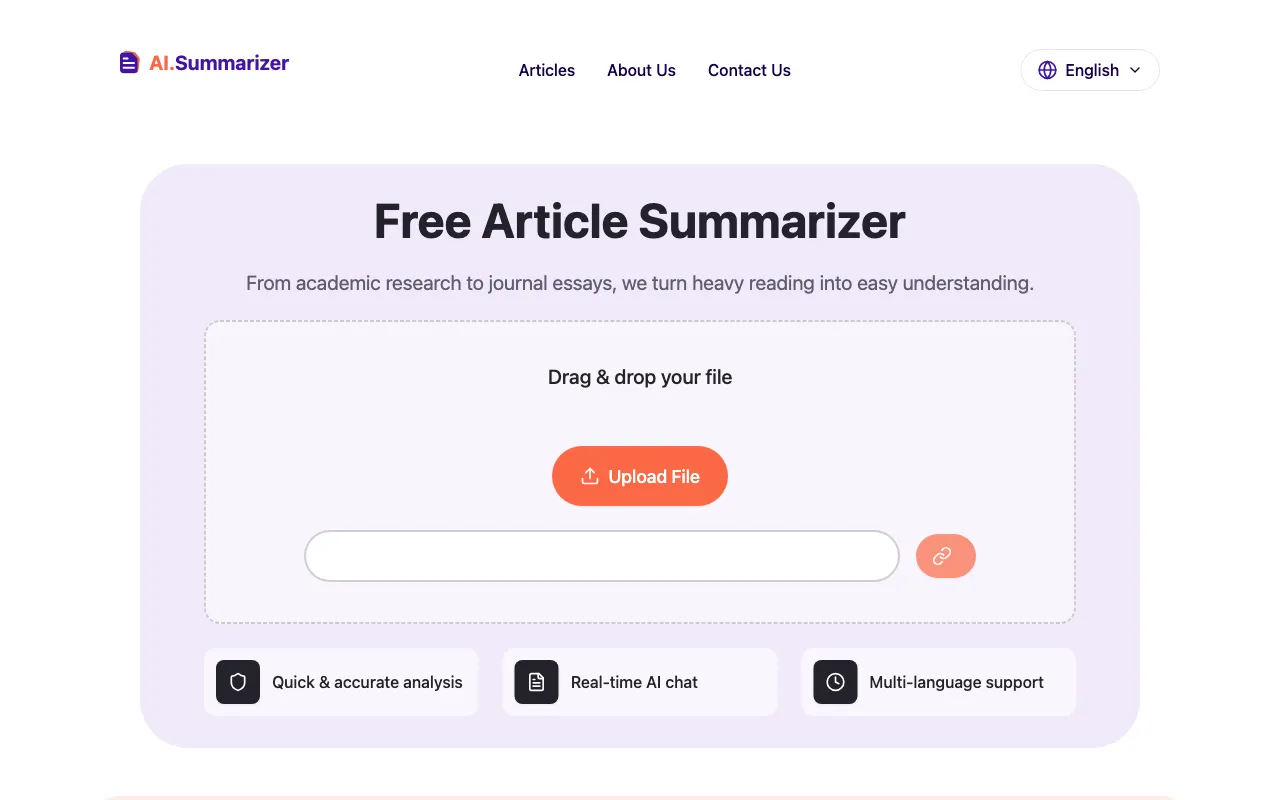 articlesummarizer.com — preview screenshot