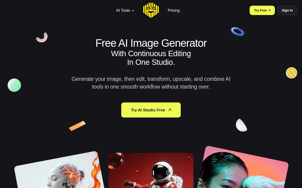 Free AI Generator — preview screenshot