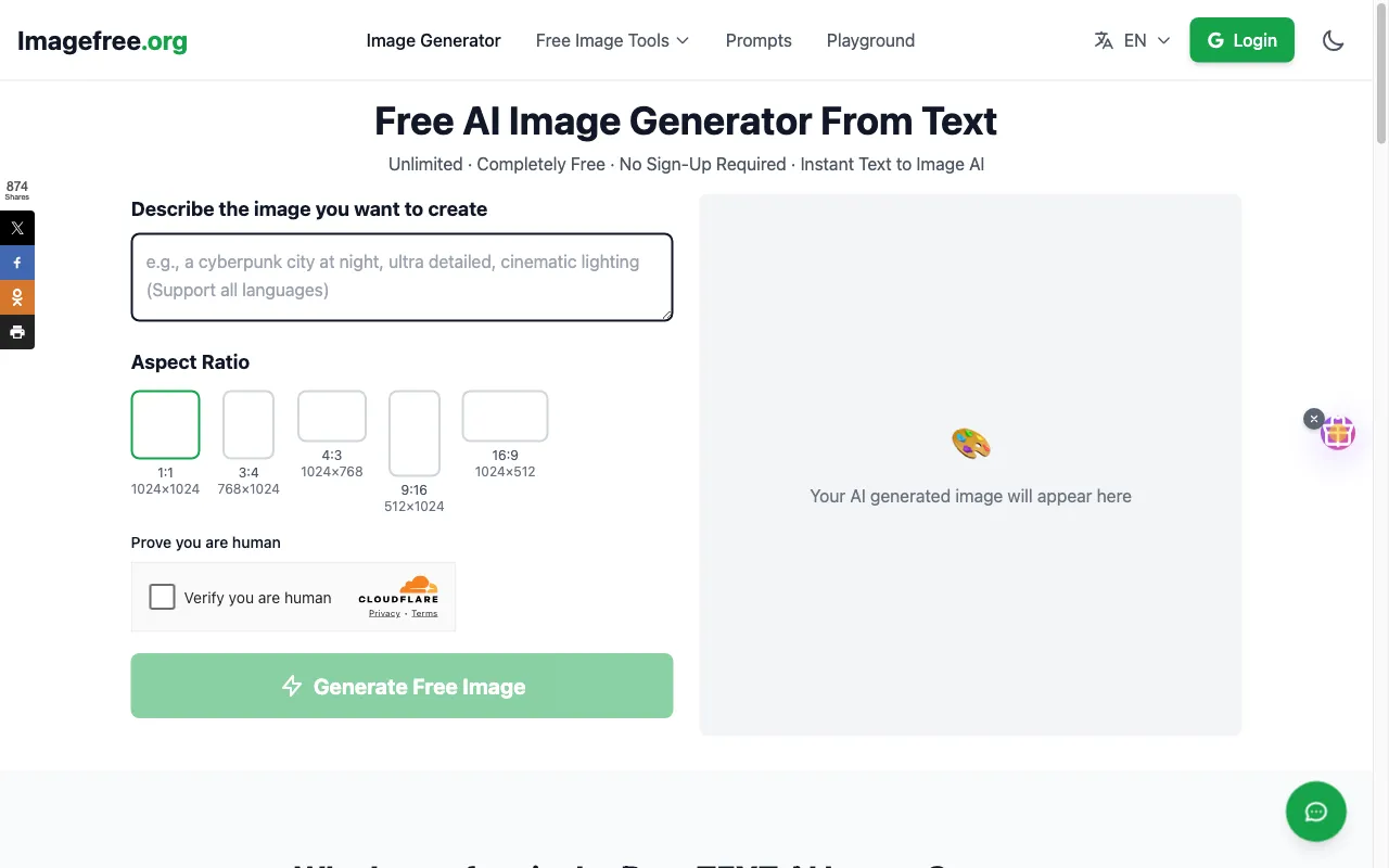 ImageFree.org — preview screenshot