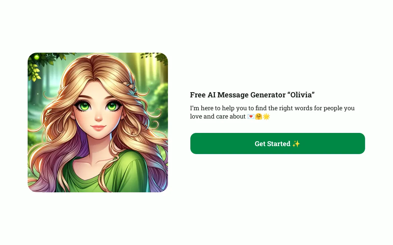 Message Generator Olivia — preview screenshot