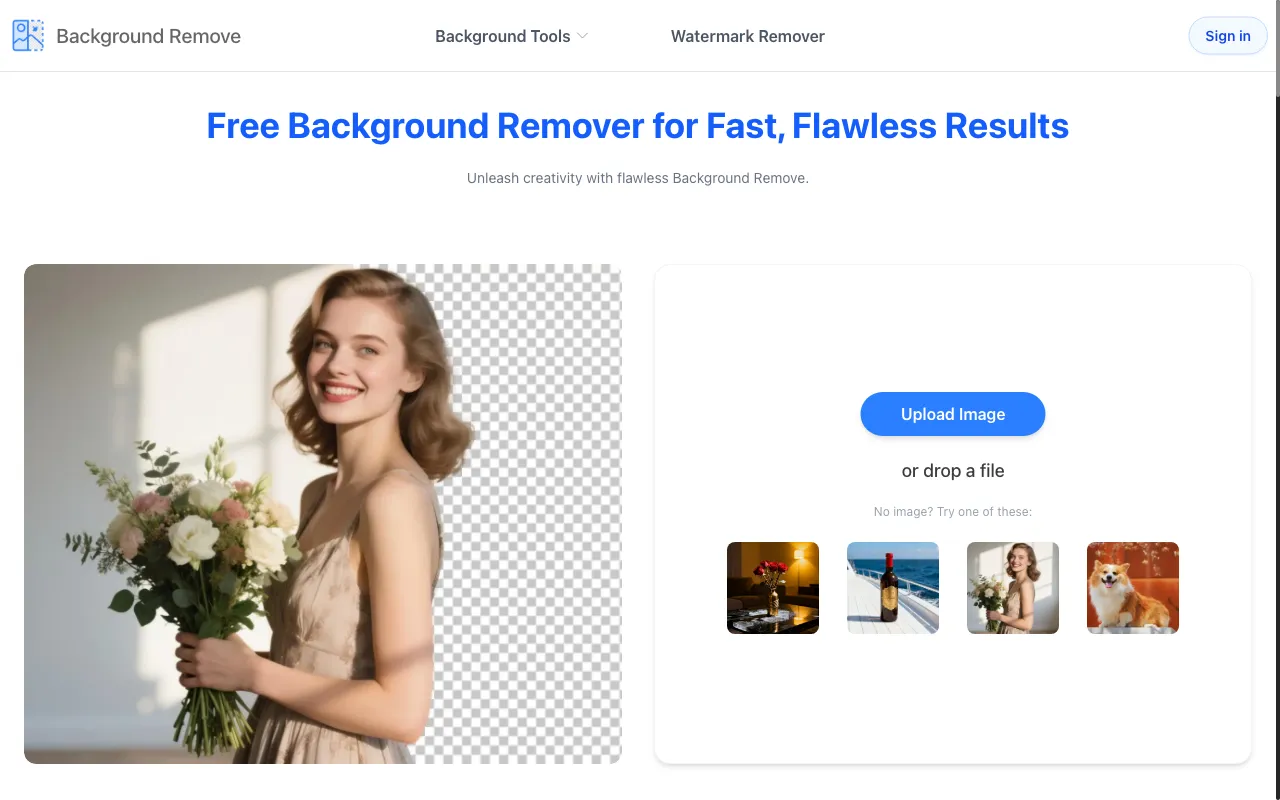 backgroundremove.io — preview screenshot