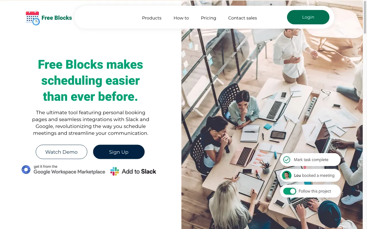 Free Blocks — preview screenshot