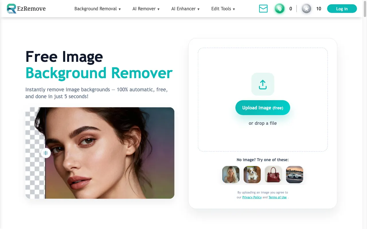 ezremove.ai — preview screenshot