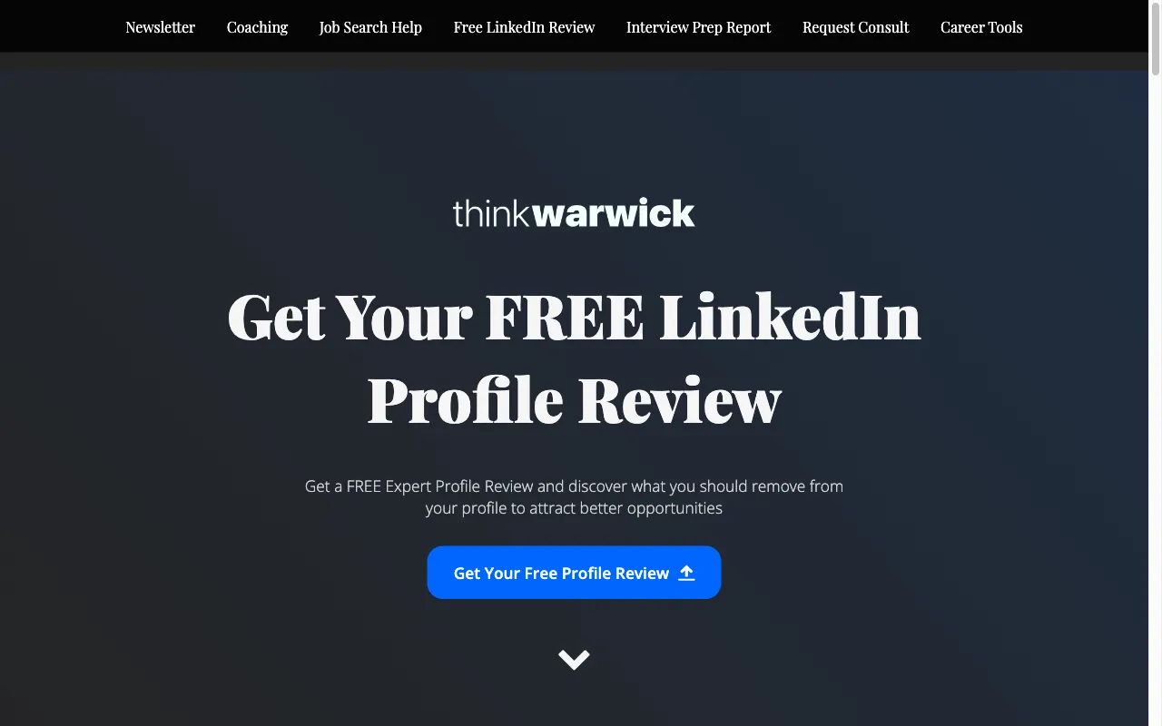 FREE LinkedIn Profile Review — preview screenshot