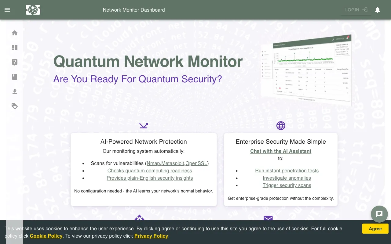 Free Network Monitor — preview screenshot