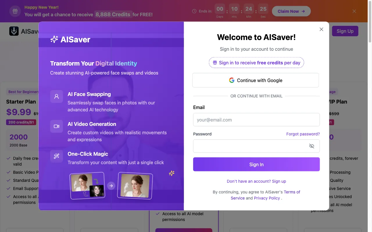 Free Online Downloader — pricing page