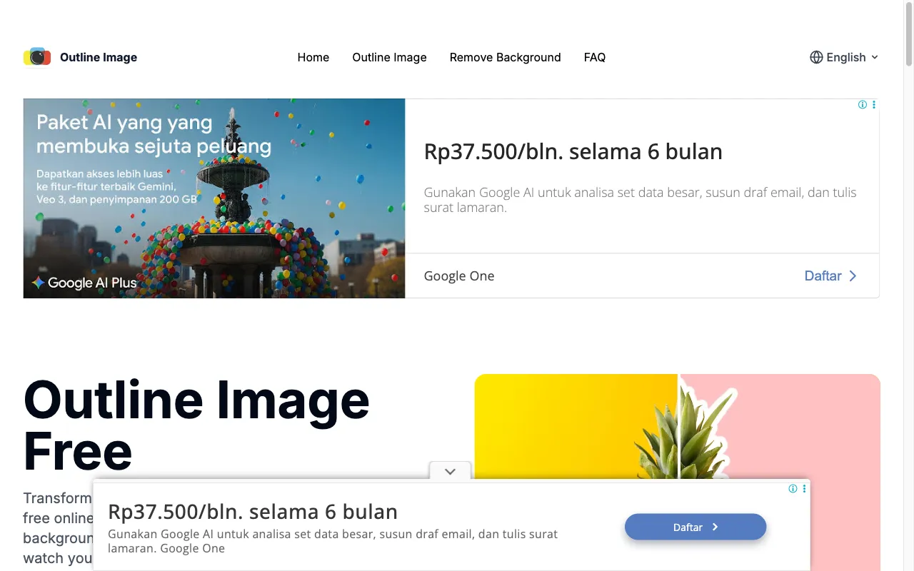 Free Outline Image Generator — preview screenshot