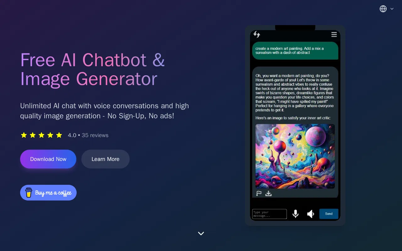 freeaichat.app — preview screenshot