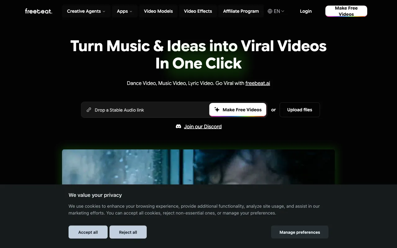 Freebeat — preview screenshot