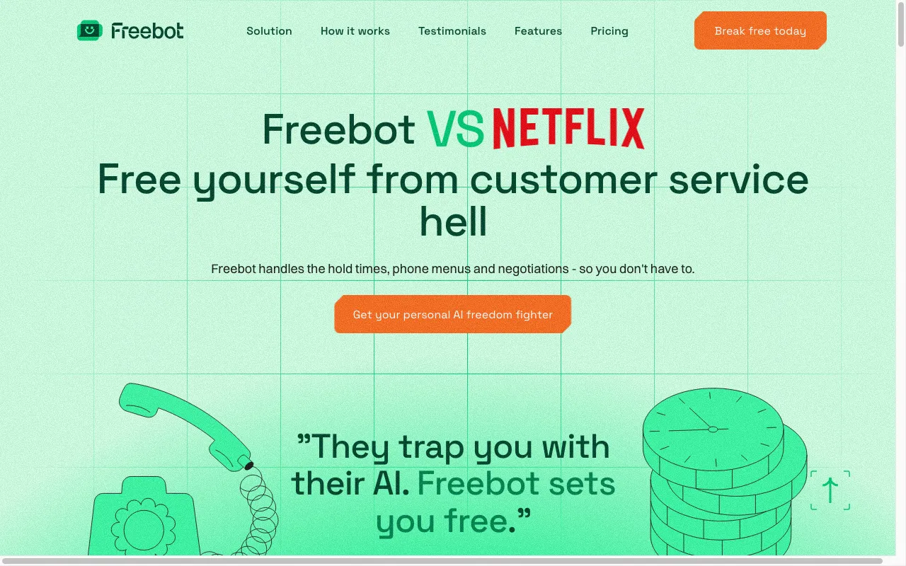 Freebot — preview screenshot