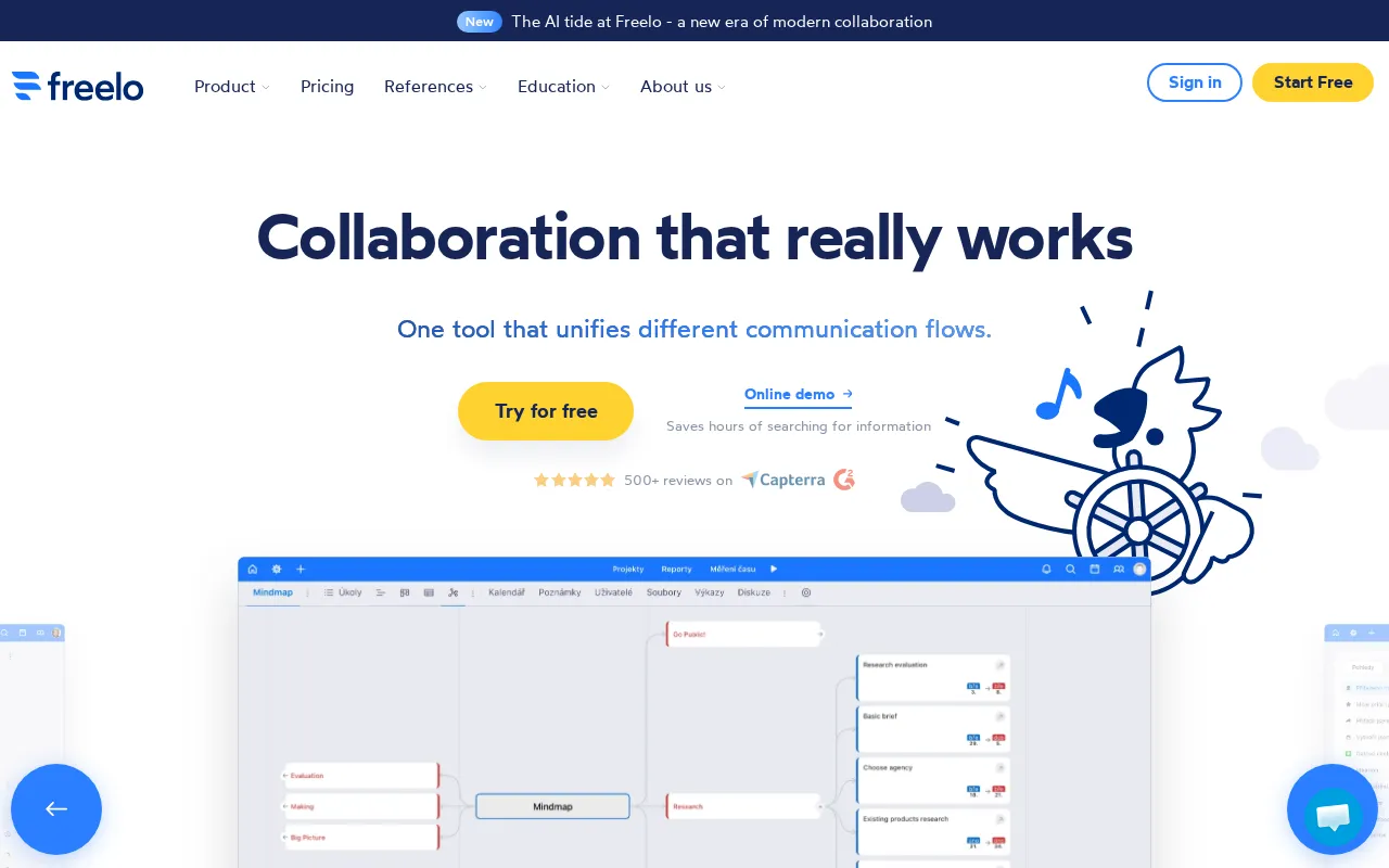 Freelo — preview screenshot