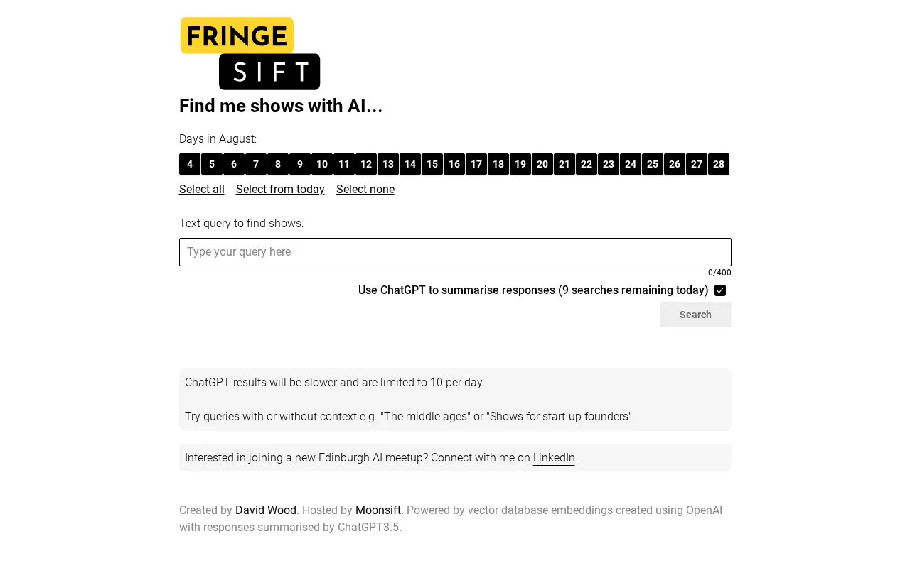 FringeSift — preview screenshot