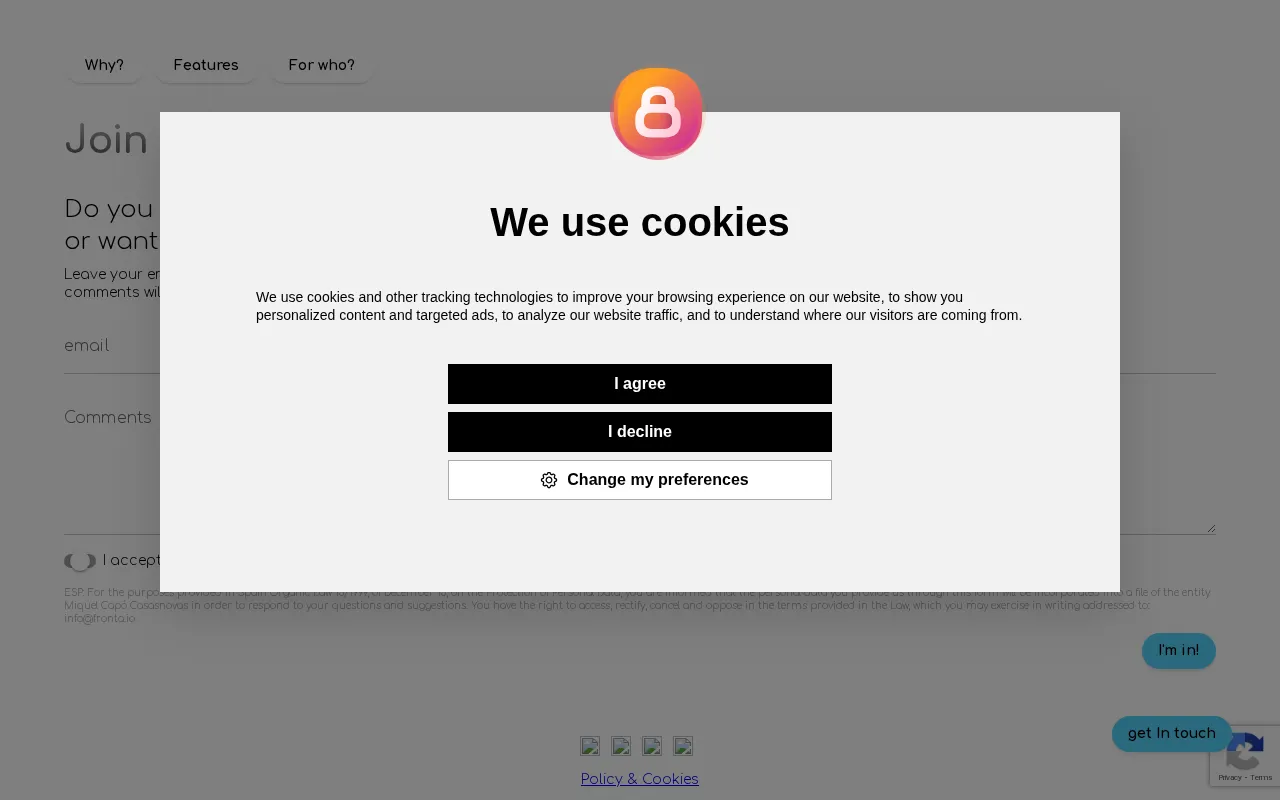 Fronta — preview screenshot
