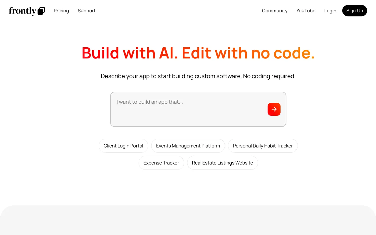 Frontly — preview screenshot