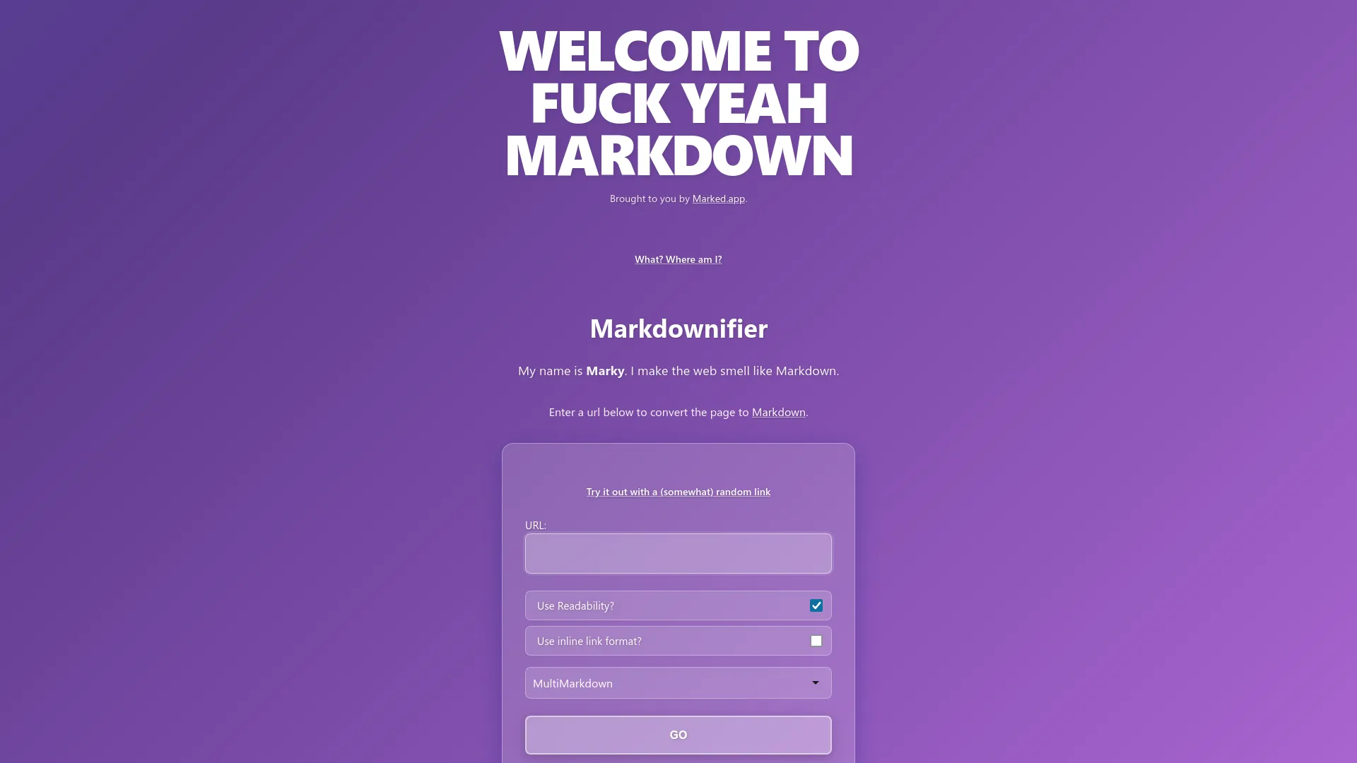 Fuck Yeah Markdown — preview screenshot