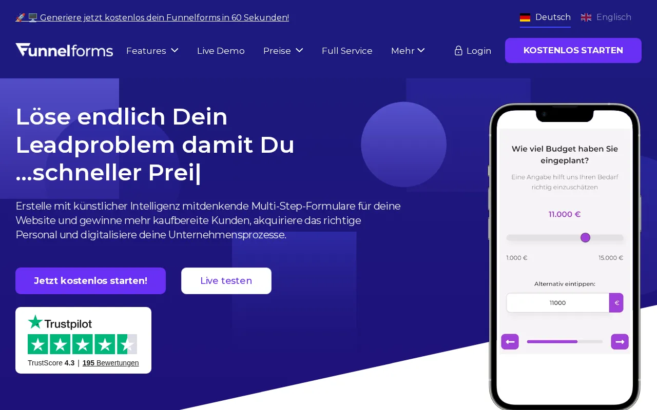 Funnelforms — preview screenshot