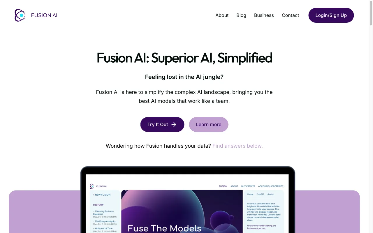 Fusion AI — preview screenshot