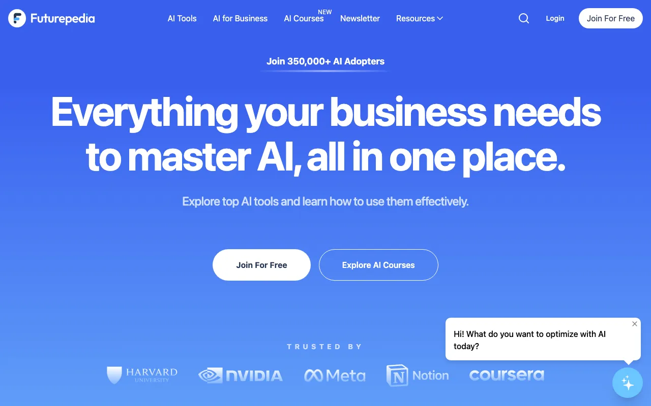 Futurepedia — preview screenshot