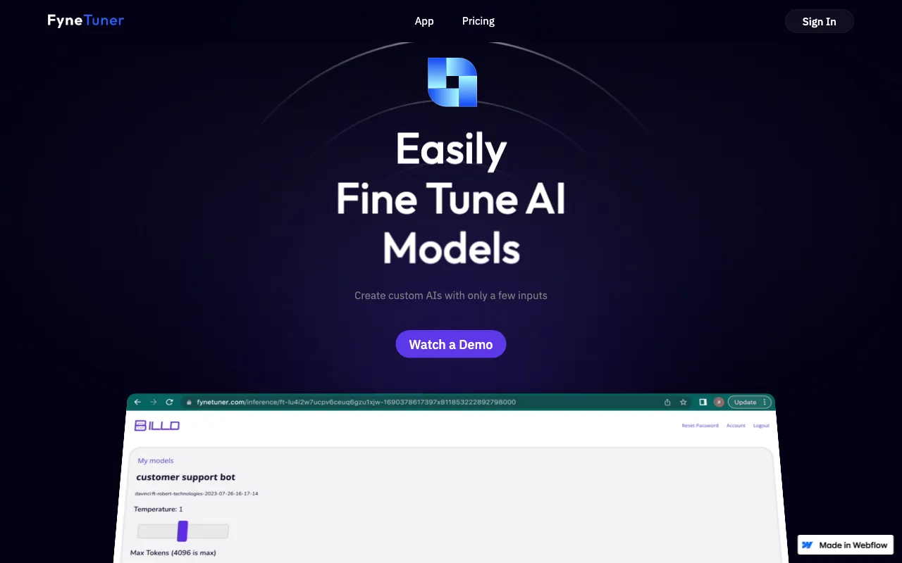 FyneTuner AI — preview screenshot