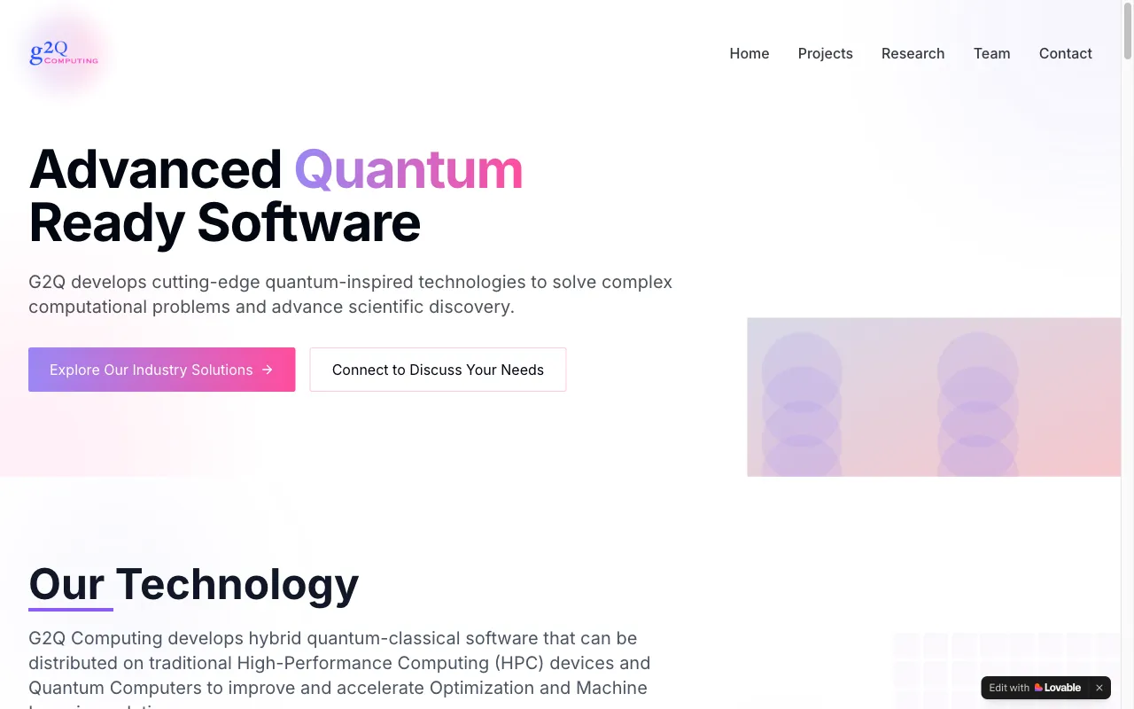 G2Q Computing — preview screenshot