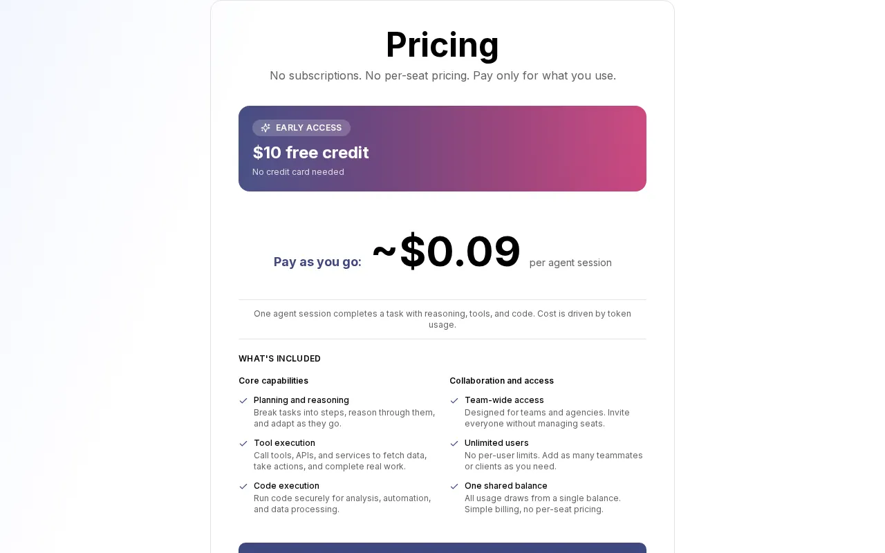 GA4.so — pricing page