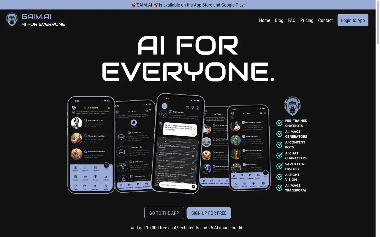 GAIM.AI Desktop App — preview screenshot
