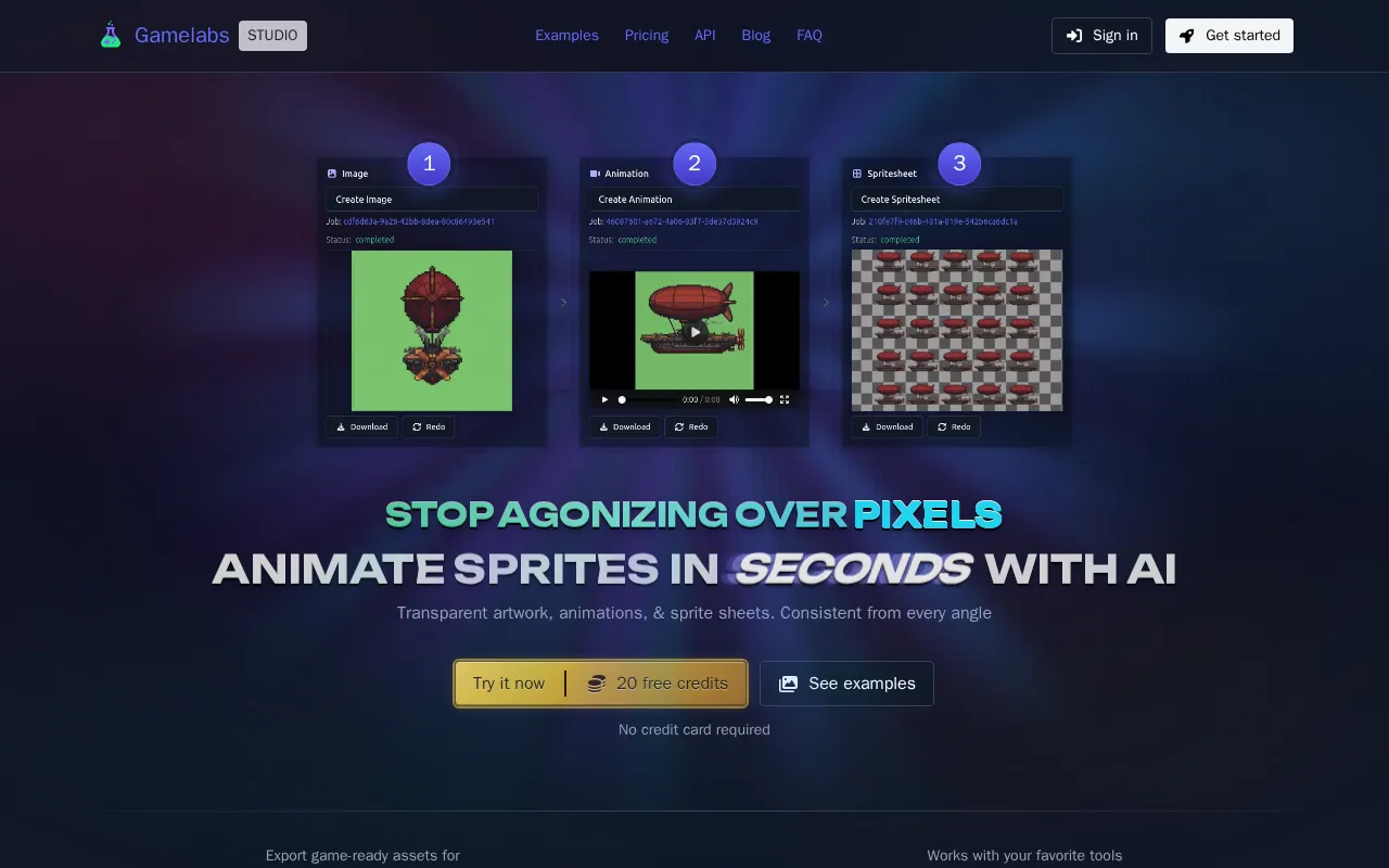 Gamelabs Studio — preview screenshot