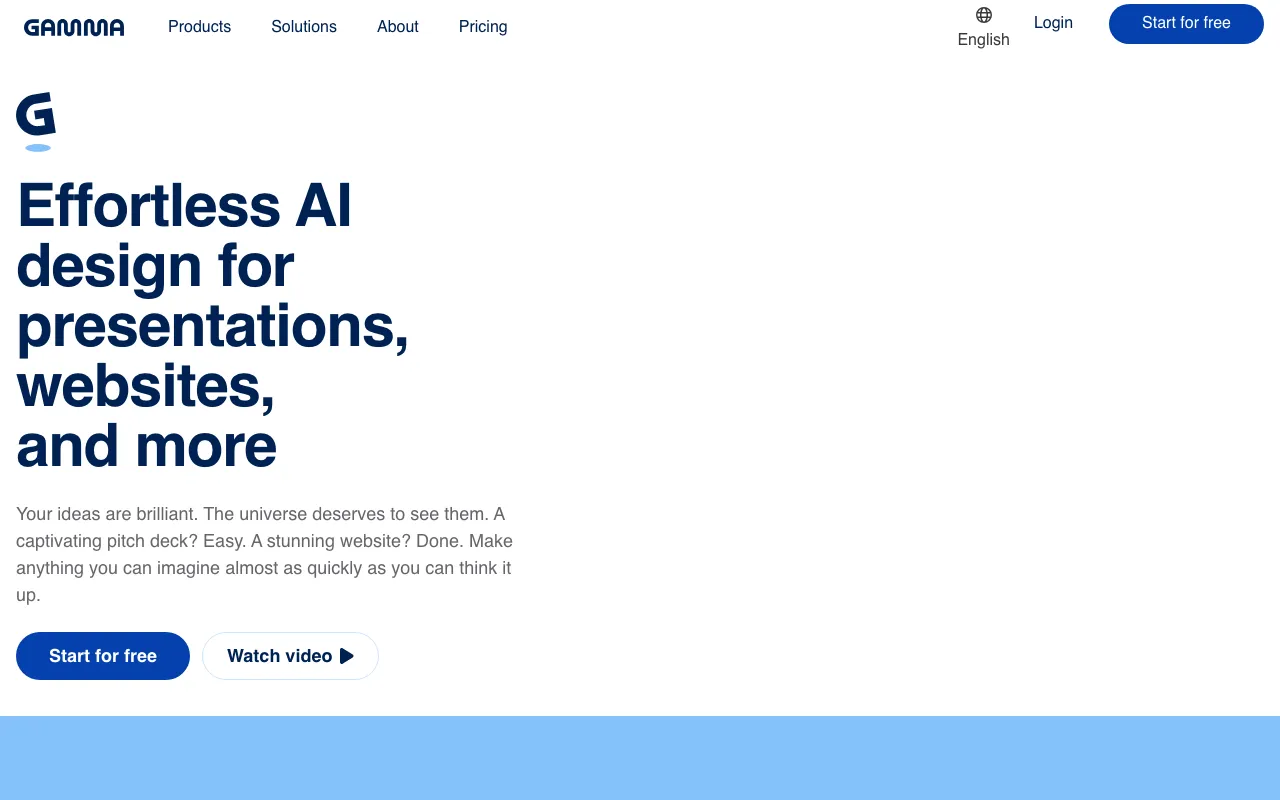 Gamma — preview screenshot