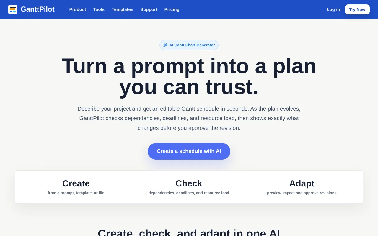 GanttPilot — preview screenshot