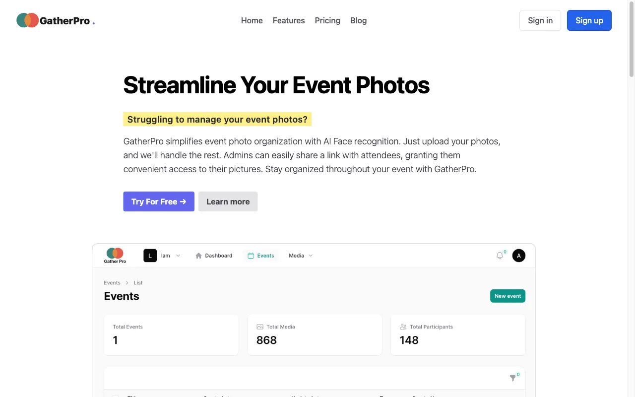 Gather Pro — preview screenshot