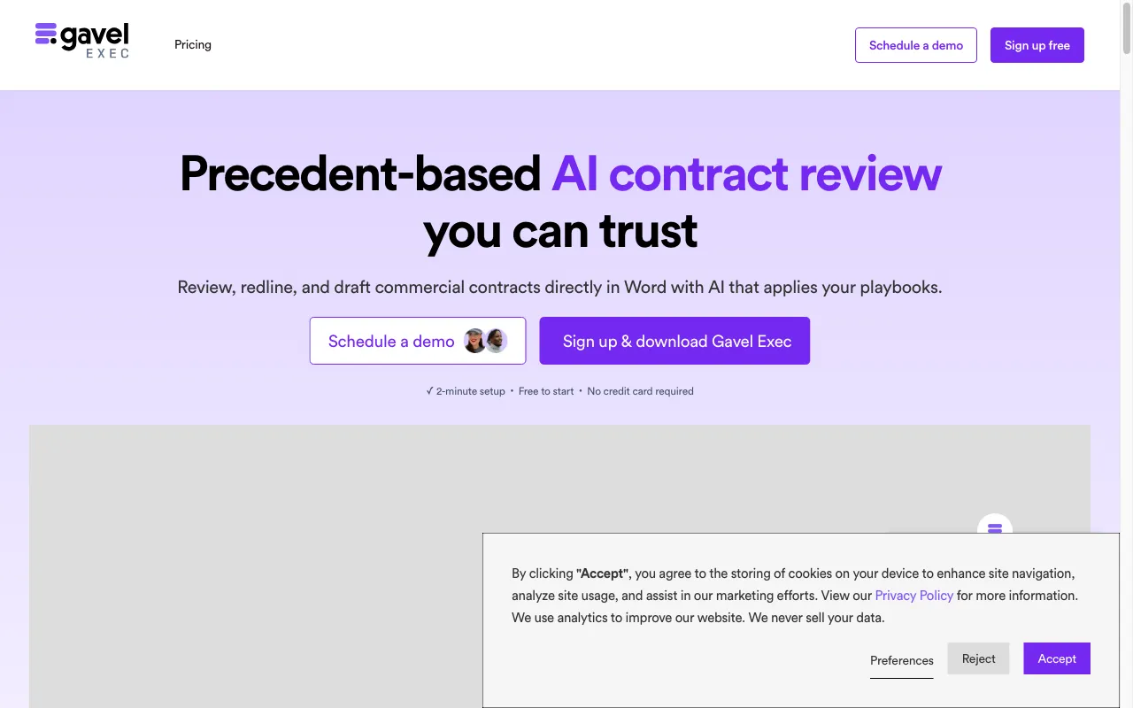 Gavel Exec — preview screenshot