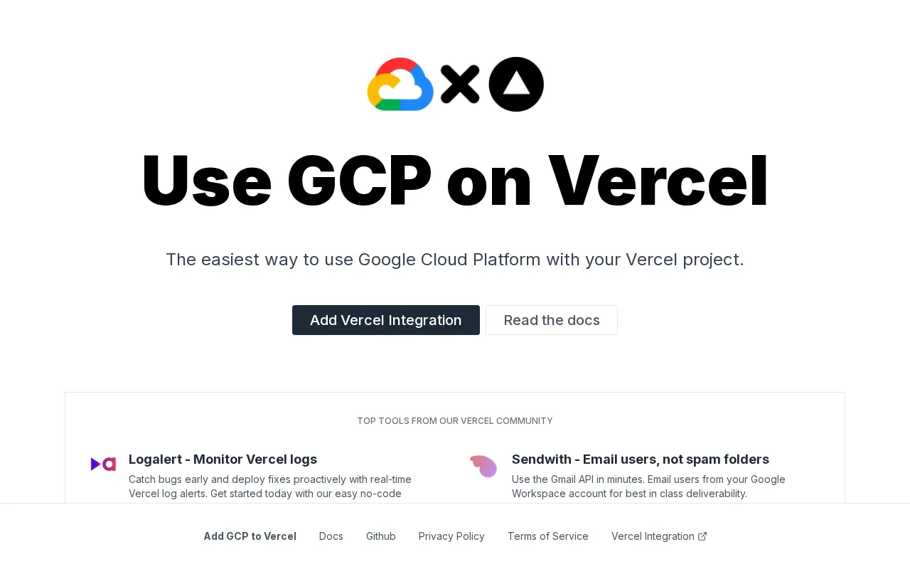GCP Vercel — preview screenshot