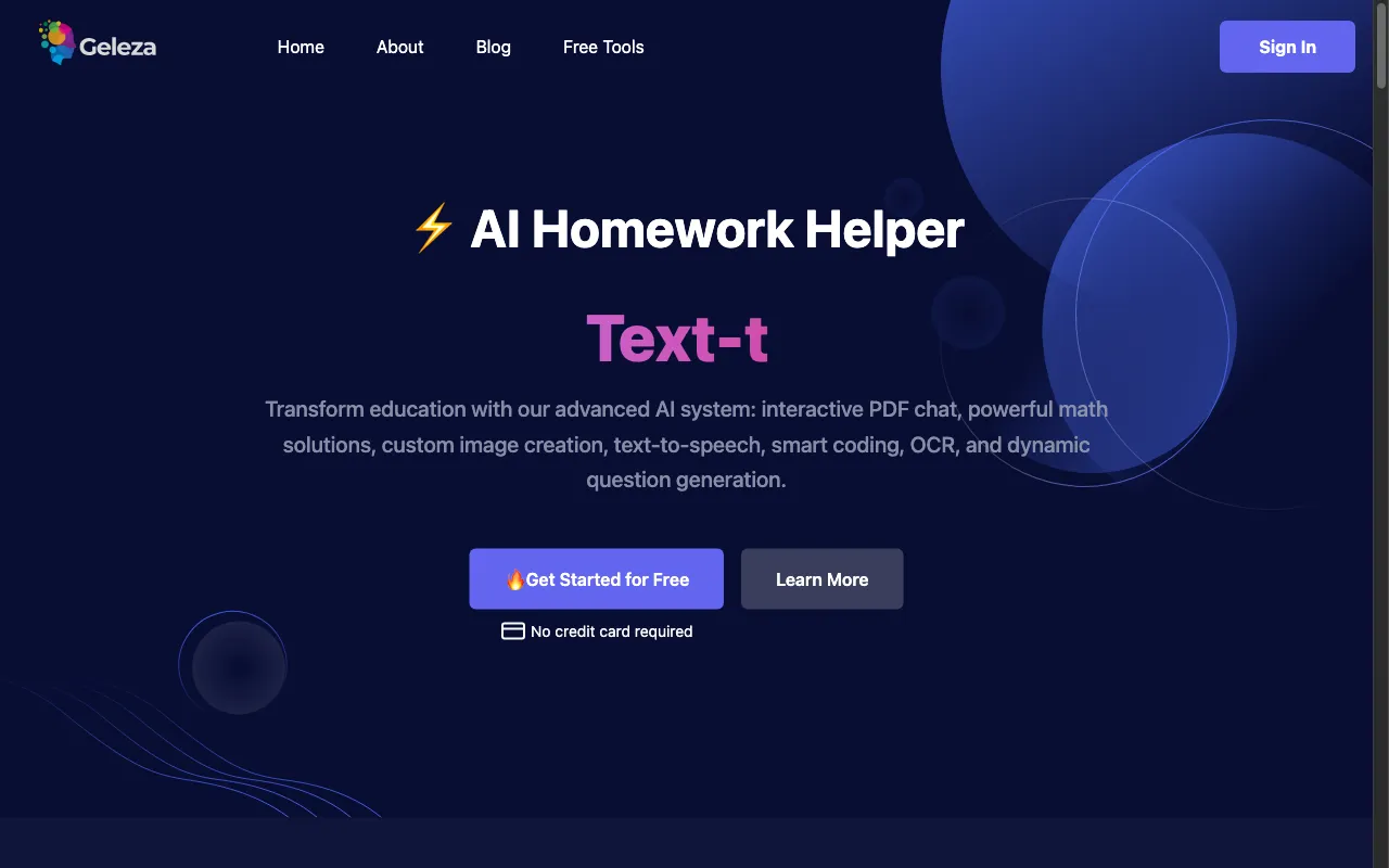 Geleza AI — preview screenshot