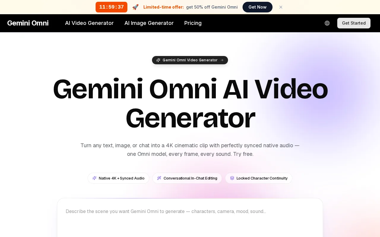 Gemini Omni — preview screenshot