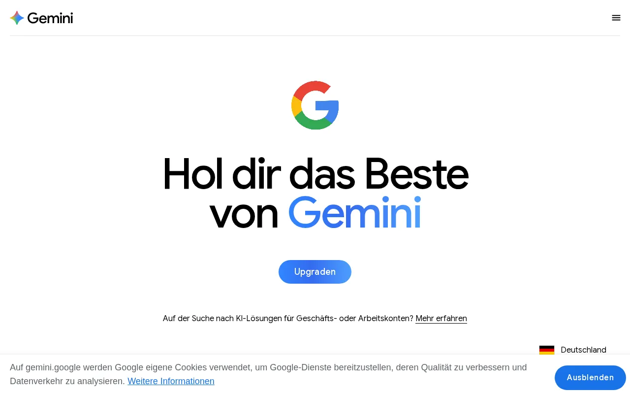 Gemini Personal Intelligence — pricing page